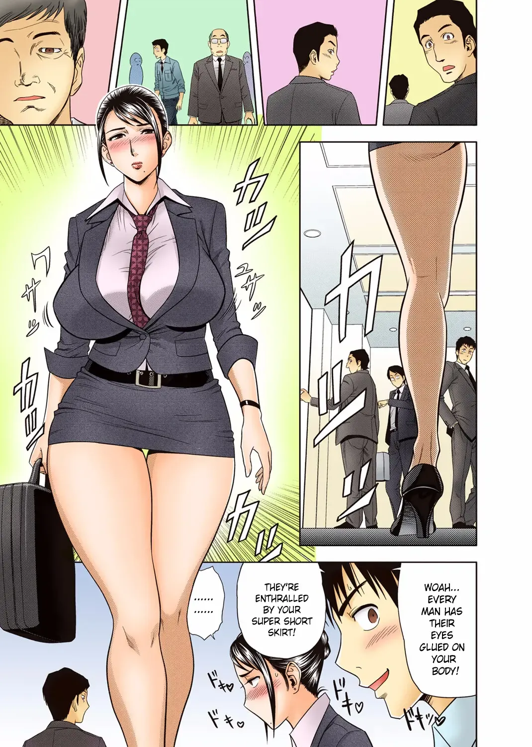 [Tatsunami Youtoku] Aaan Mucchiri Kyonyuu Onee-san ~Uchiawase de Good Job!~ | Hmmm My Older Sister's Big and Plump Tits ~Good Job at the Meeting!~ (decensored) Fhentai - Page 4