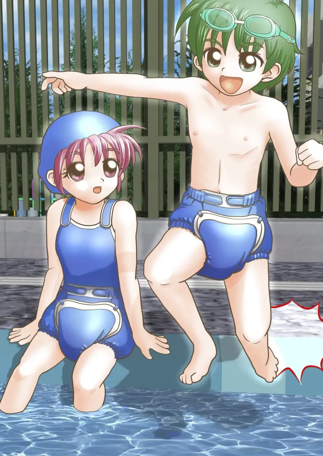 [Sin] Omutsu na △ Gakkou - Sei Marine Gakuen <Zenpen> - Haru to Natsu no Kiroku Fhentai - Page 12