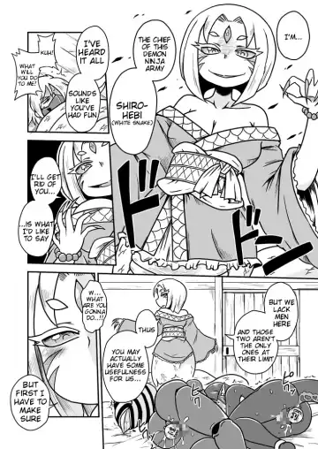 [Aruse Yuuji] Jingai Ninpouchou ~Shuryou Ninja Shirohebi no Maki~ Fhentai - Page 9