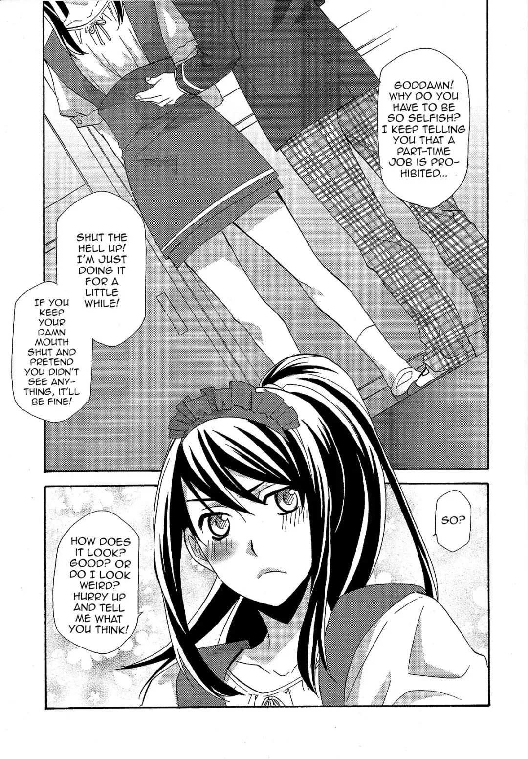 [Mikuni Saho] Yuri ga Joshi no Seifuku de Gakuen Mono na Hon. 3 Fhentai - Page 5