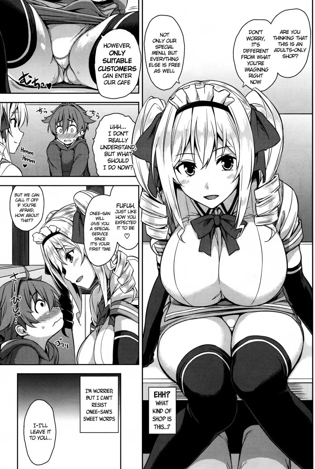 [Mikemono Yuu] Mayoiga no Onee-san | The Big Sister of the Secret Shop Fhentai.net - Page 4