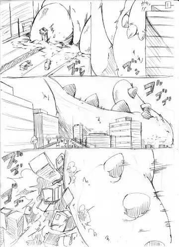 大怪獣ギガウーラくん///(*´ω｀)の続き二枚と落書き Fhentai - Page 3