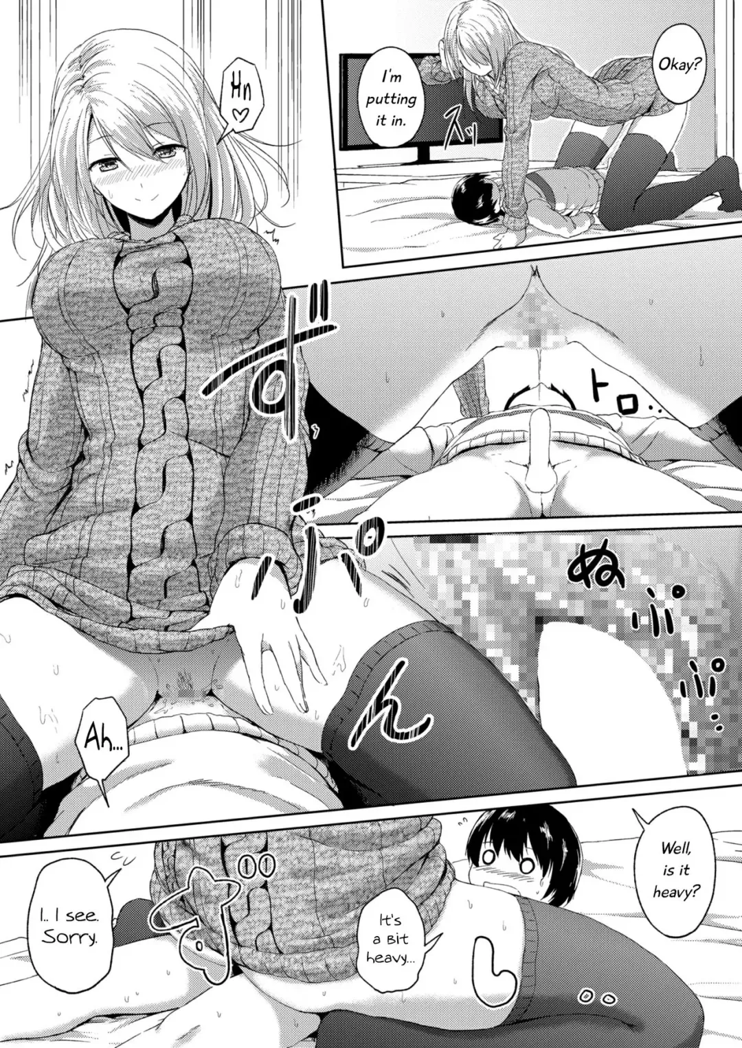 [Hachimitsu] 190cm↑ Choushin Onee-san to Taikakusa Icha Love Jikan | 190cm↑ Size Difference "Icha Love" Time with a 190cm Tall Onee-san Fhentai.net - Page 22