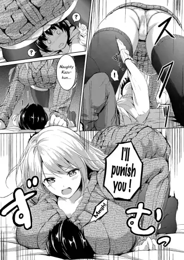 [Hachimitsu] 190cm↑ Choushin Onee-san to Taikakusa Icha Love Jikan | 190cm↑ Size Difference "Icha Love" Time with a 190cm Tall Onee-san Fhentai.net - Page 14