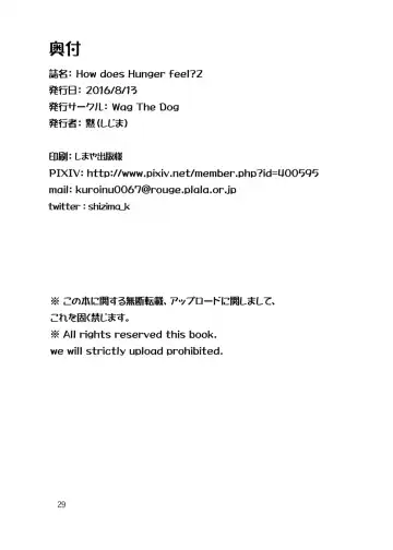 [Shijima] How does hunger feel? 2 Fhentai - Page 28