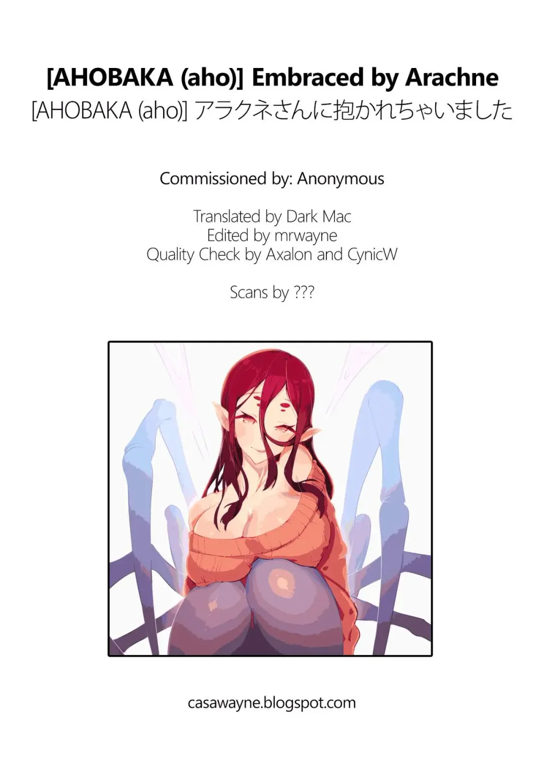 [Ahobaka] Arachne-san ni Dakarechaimashita | Embraced by Arachne Fhentai - Page 27