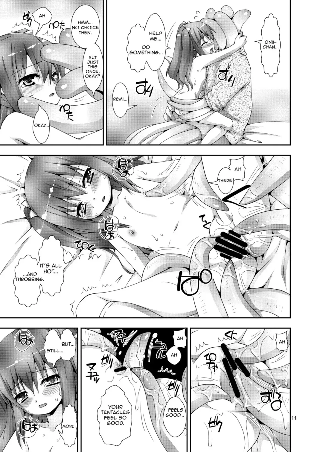[Sou Akiko] Imouto to Shokushu Oniichan | My Brother is a Tentacle Monster Fhentai - Page 11