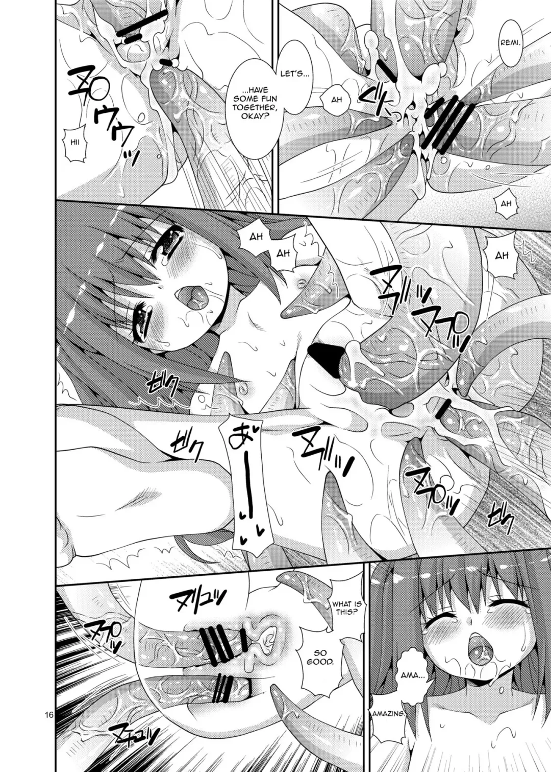 [Sou Akiko] Imouto to Shokushu Oniichan | My Brother is a Tentacle Monster Fhentai - Page 16