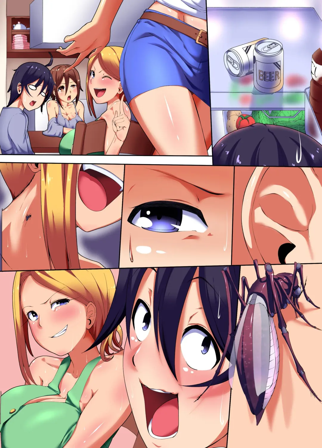 [Meria] Inkansen ~ Mote-kei Ane to Gal-tomo ga Inran Virus ni Kansen Shite Bitchi Hentai 4P Hame Houdai Fhentai - Page 29