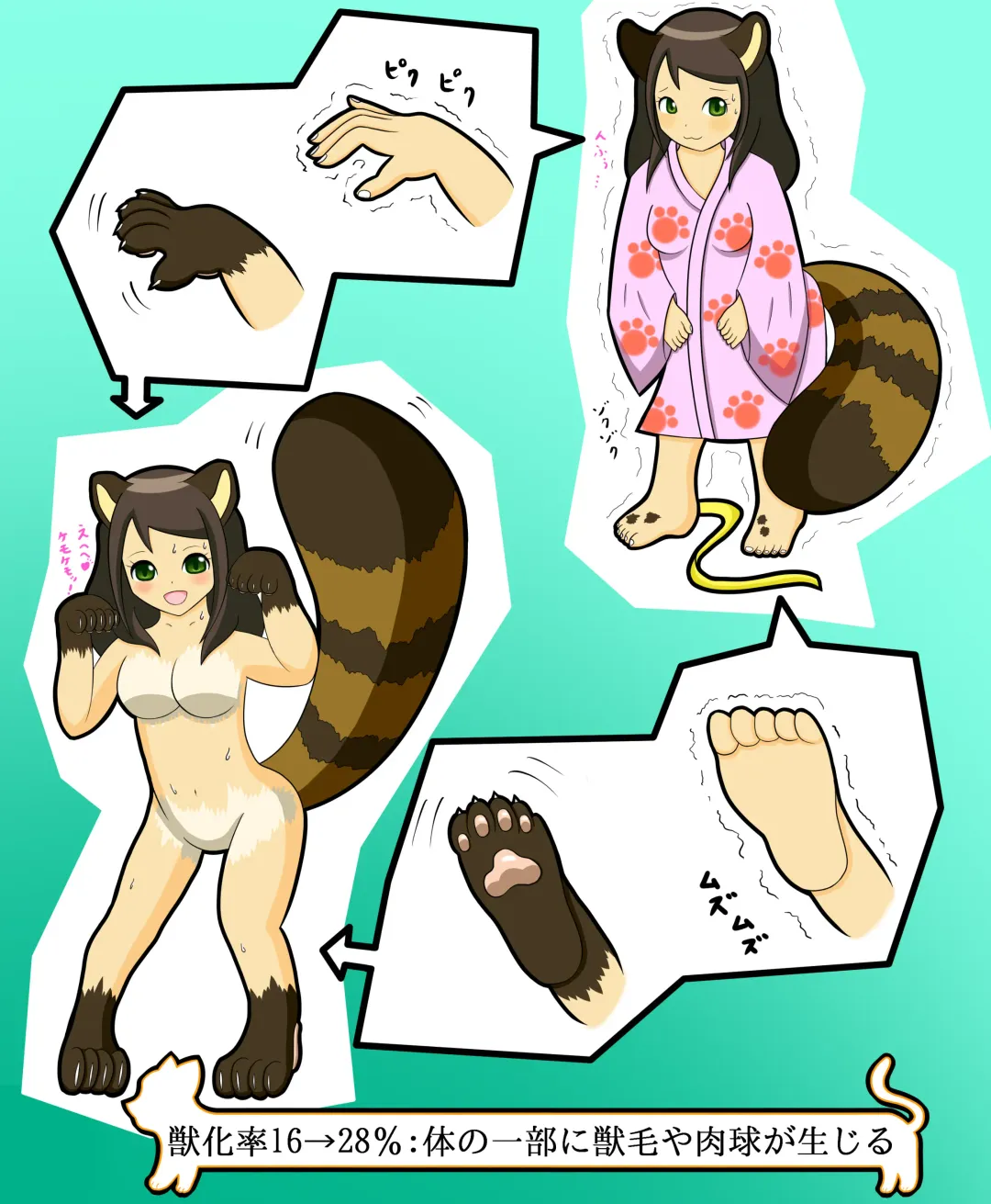 [Henka] Kemokko Henshintan 1 Fhentai - Page 166