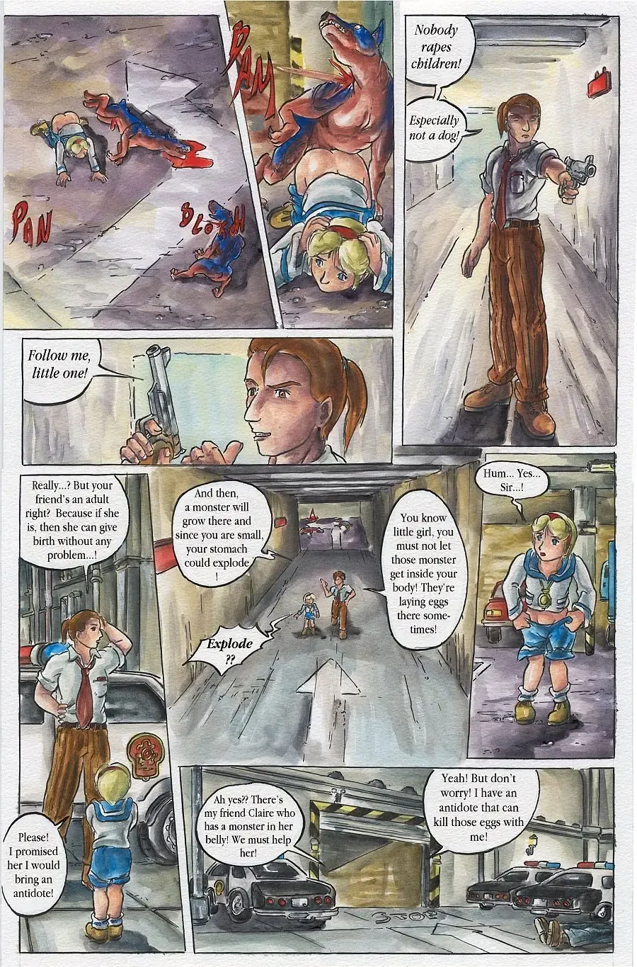 [Passage] Bad Resident Evil: The Virus X (passage) ENGLISH Fhentai - Page 21