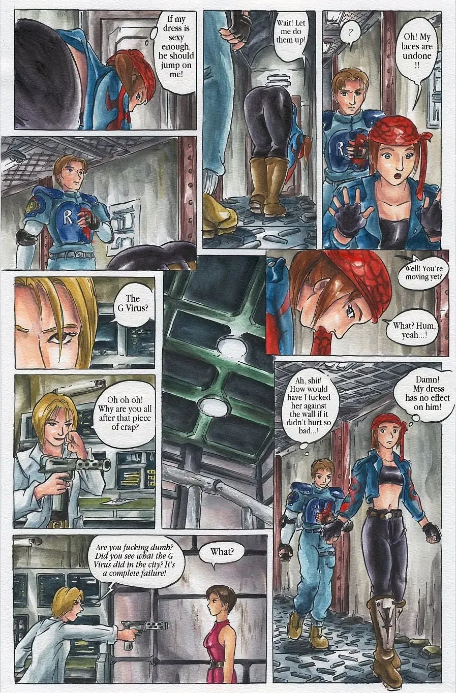 [Passage] Bad Resident Evil: The Virus X (passage) ENGLISH Fhentai - Page 40