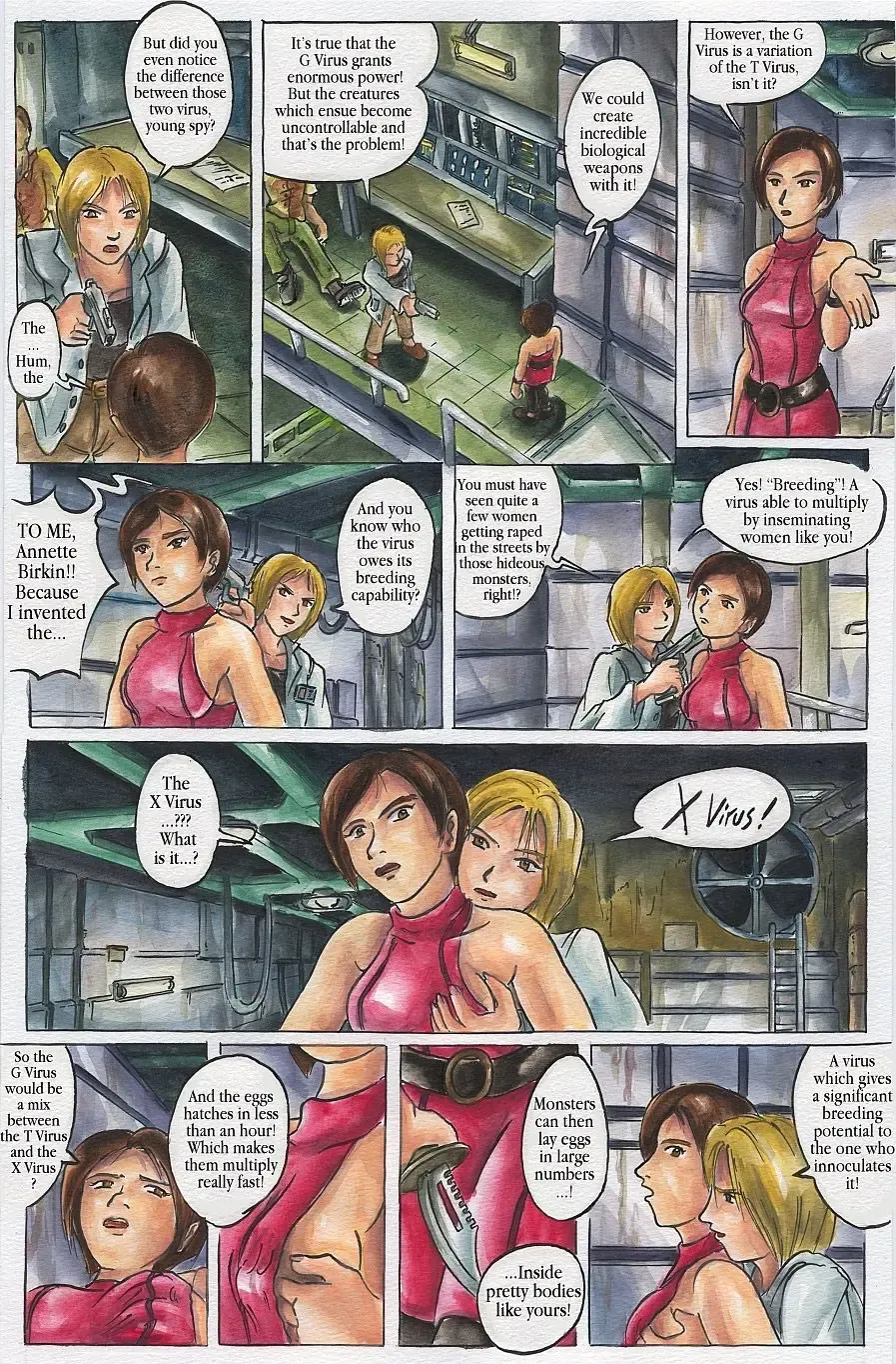 [Passage] Bad Resident Evil: The Virus X (passage) ENGLISH Fhentai - Page 41