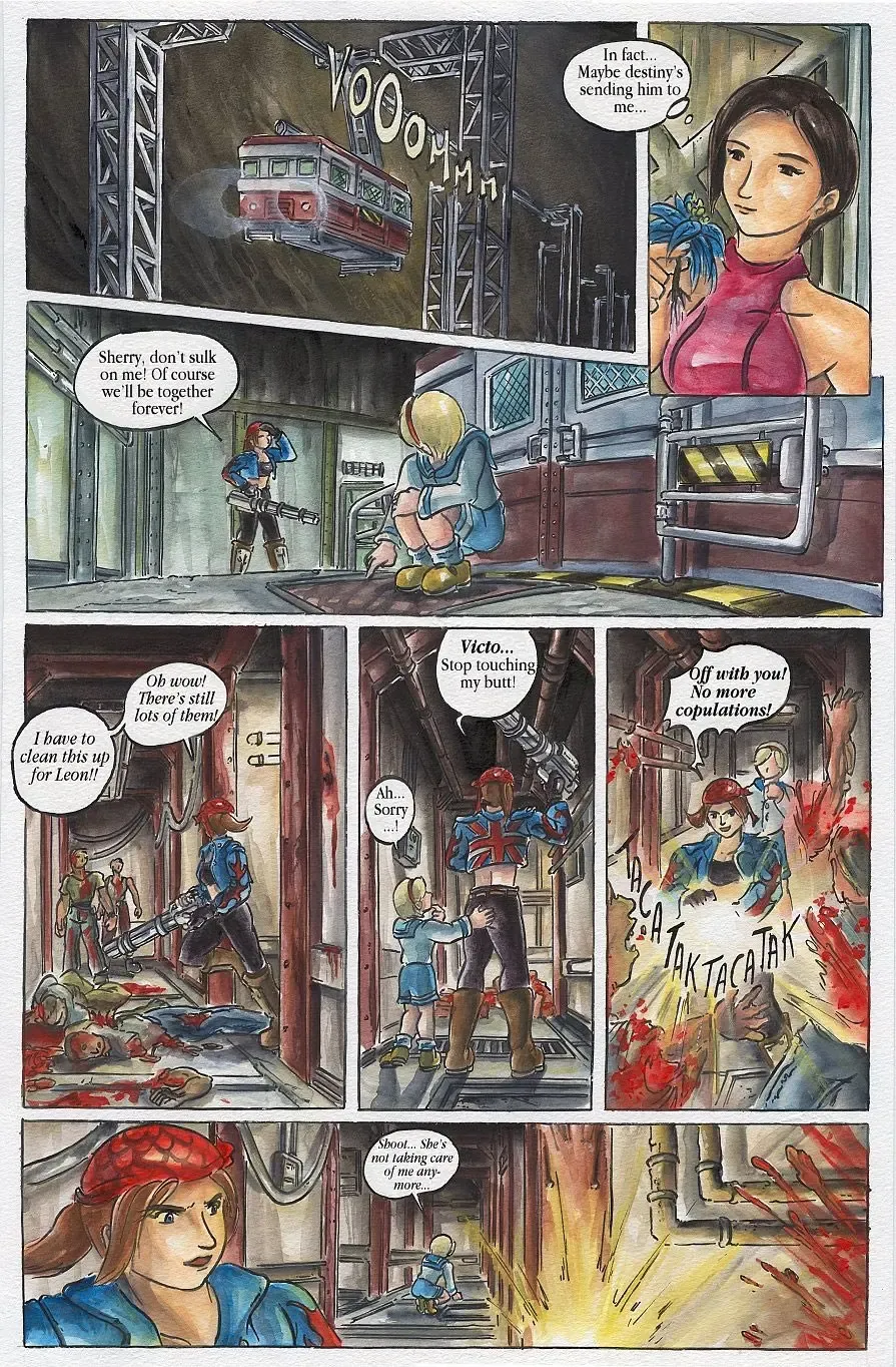 [Passage] Bad Resident Evil: The Virus X (passage) ENGLISH Fhentai - Page 47