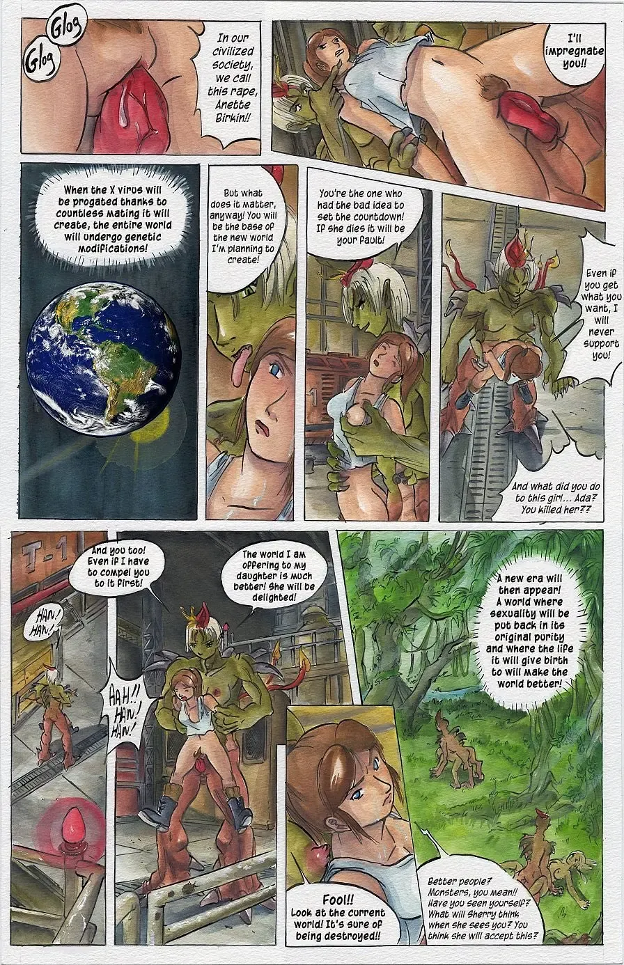 [Passage] Bad Resident Evil: The Virus X (passage) ENGLISH Fhentai - Page 83