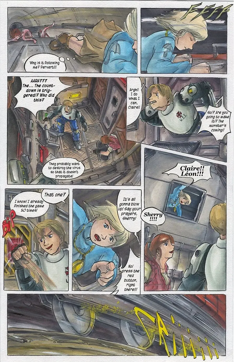 [Passage] Bad Resident Evil: The Virus X (passage) ENGLISH Fhentai - Page 94