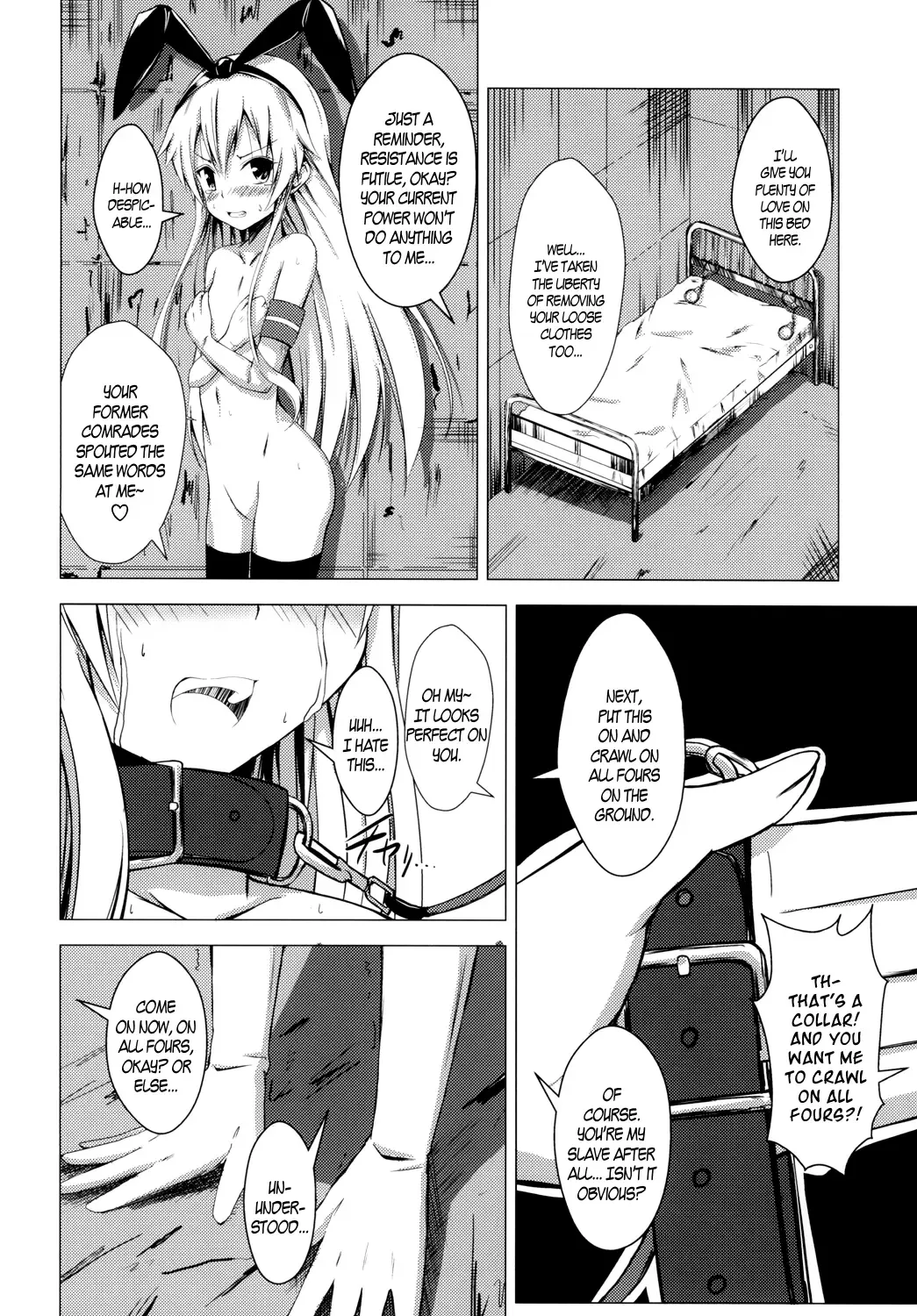 [Aikawa Ryou] Kuubo Wo-Kyuu-chan no Shimakaze Yuri Dorei Choukyou 1 | Standard Carrier Wo-Class Shimakaze's Yuri Slave Training 1 Fhentai - Page 13