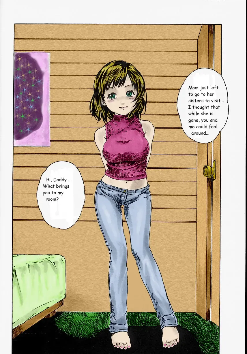 [Haruki] Alone with daddy (decensored) Fhentai.net - Page 2