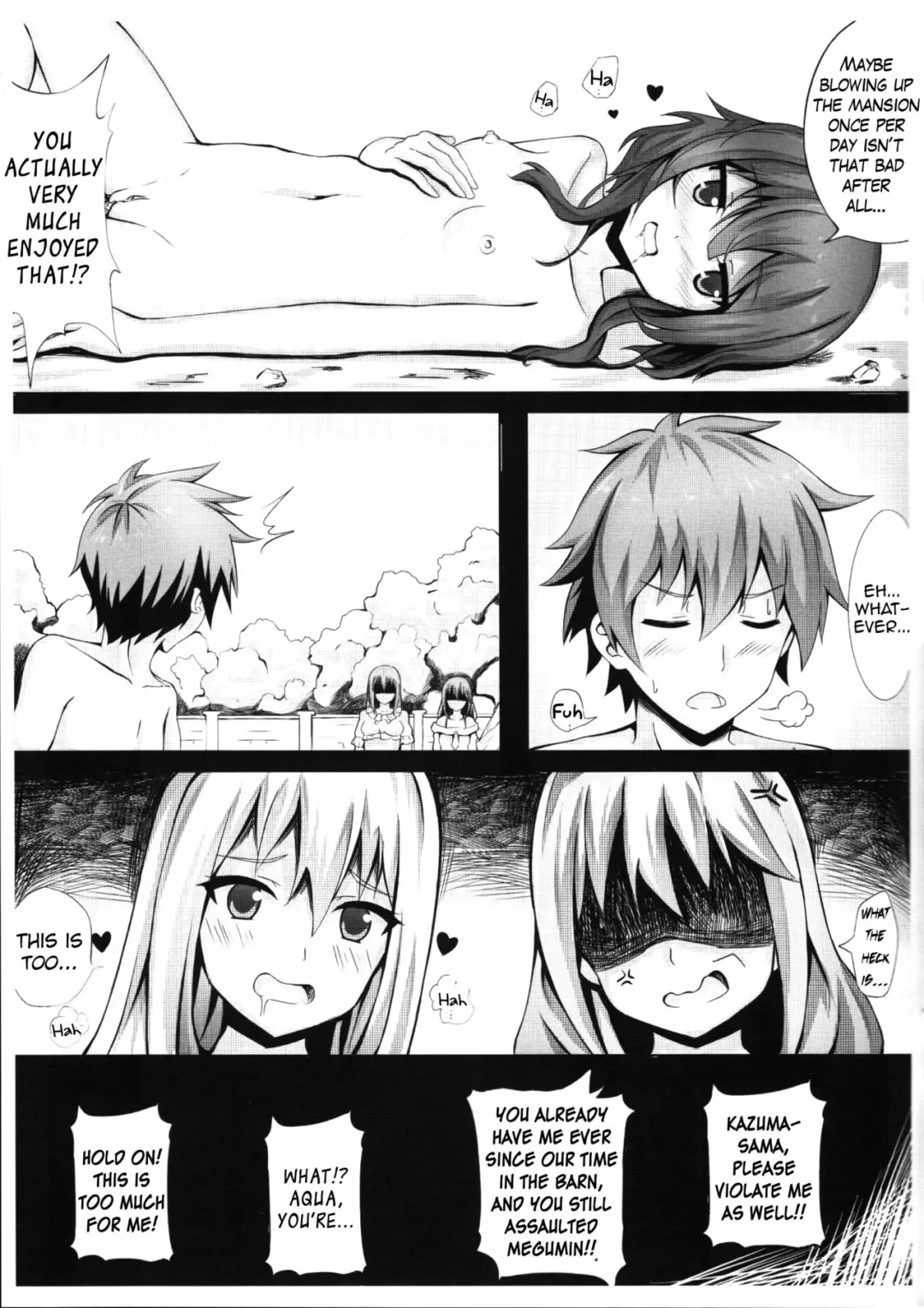 [Ginhaha] Giving ○○ to Megumin in the Toilet (decensored) Fhentai - Page 16