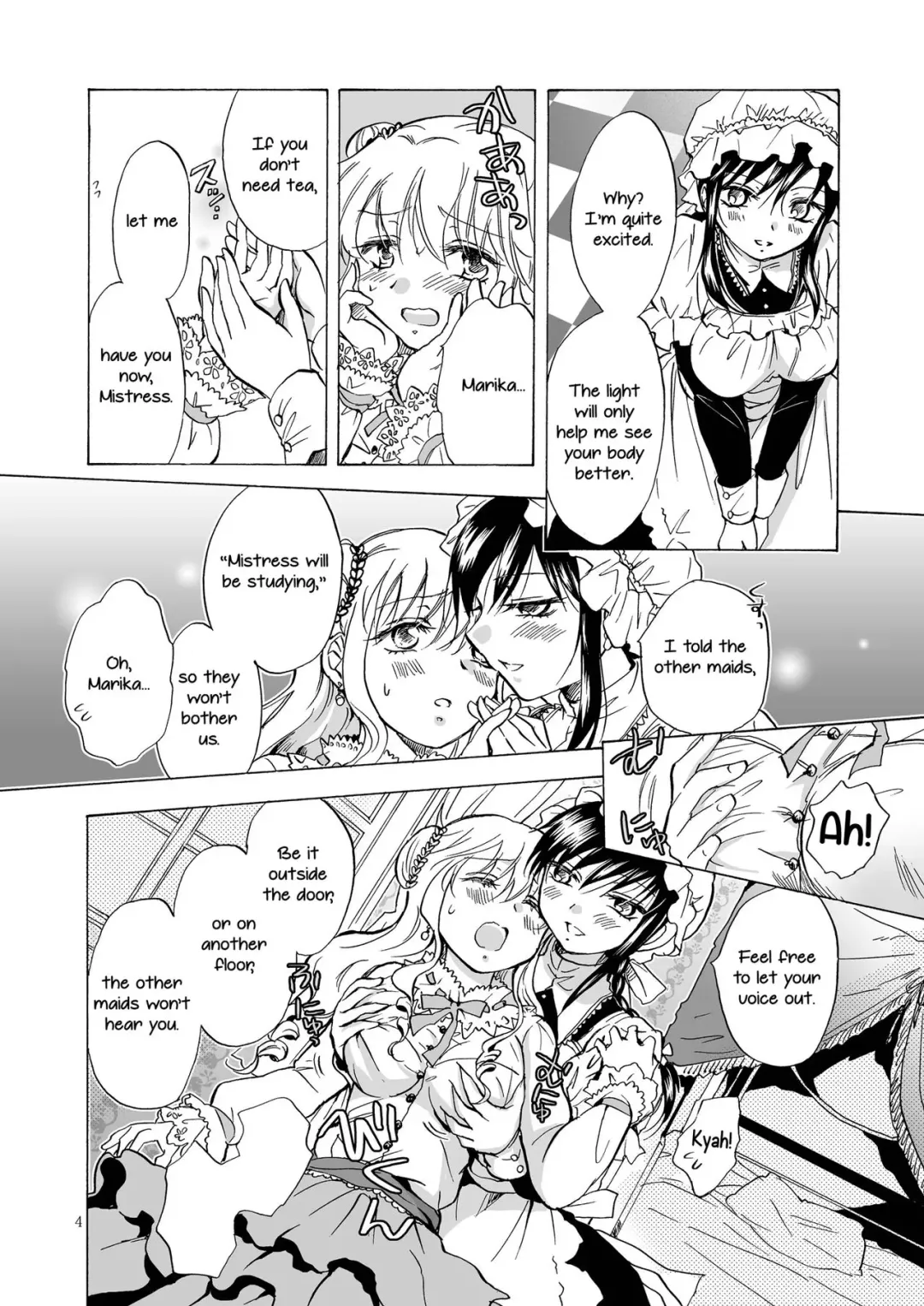 [Mira] Ojou-sama to Maid-san ga Yuriyuri Suru Manga Fhentai - Page 4