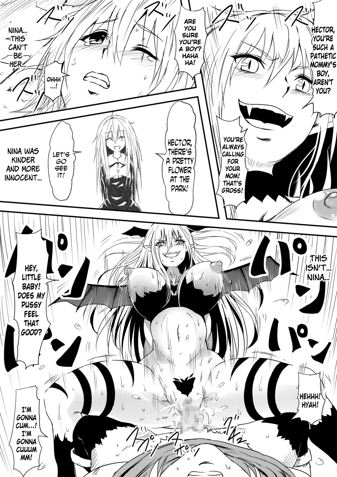 Kyuuketsuki ni Kanzen Haiboku Shita Vampire Hunter Oyako ga Musuko no Mae de Okasare Kyuuketsuki-ka Shite Shimau Haha no Hanashi Fhentai - Page 28