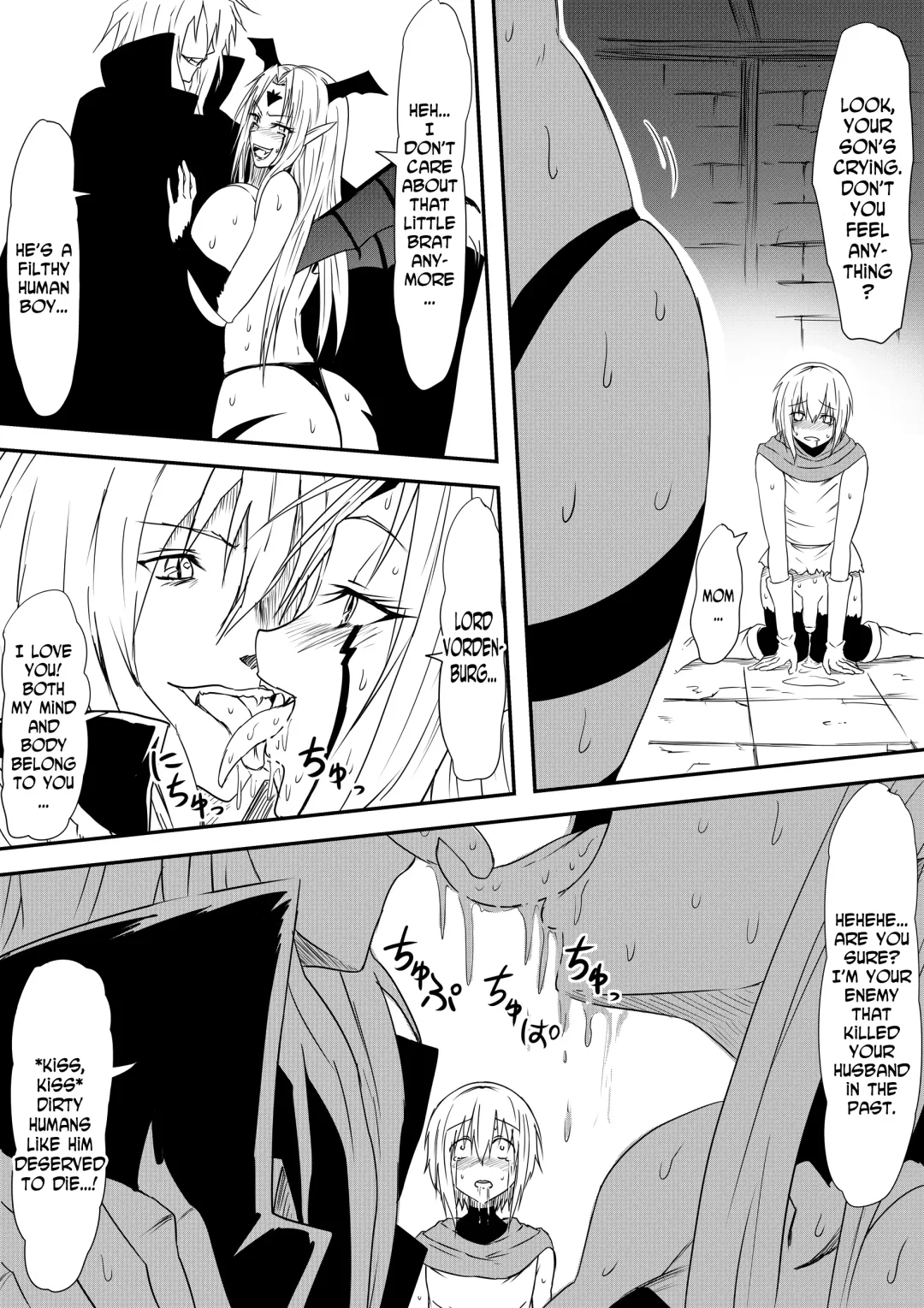 Kyuuketsuki ni Kanzen Haiboku Shita Vampire Hunter Oyako ga Musuko no Mae de Okasare Kyuuketsuki-ka Shite Shimau Haha no Hanashi Fhentai - Page 38