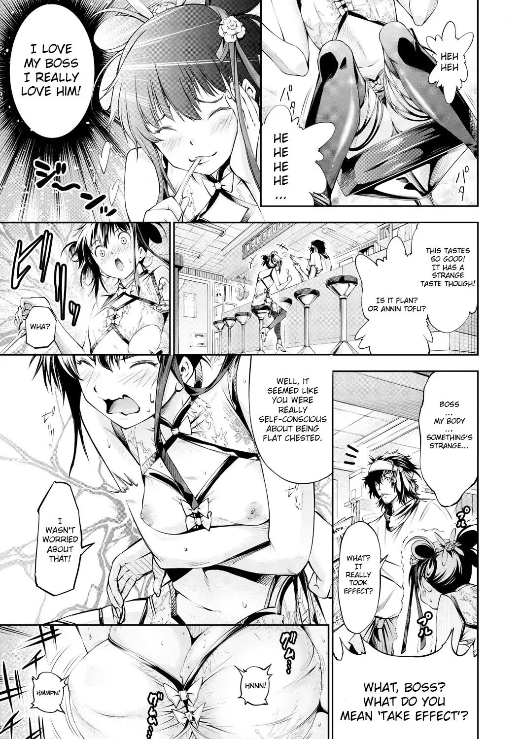 [Kuusou] Netsu! Ai! Hanten Shaomei to Tenchou no Eroerokai Kiroku | Hot! Love! Restaurant! Shaomei and the boss' erotic story! Fhentai - Page 5