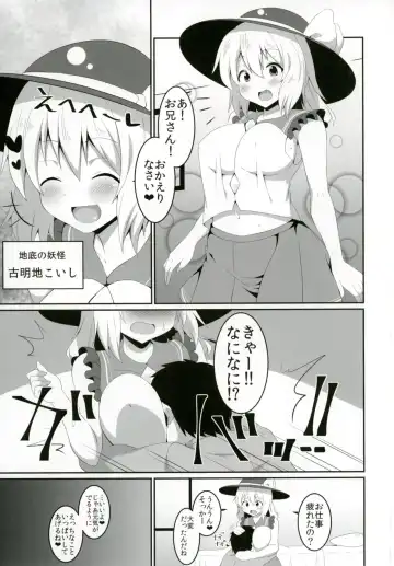 [Sinori] Koishi-chan no Ecchi na Hon! Fhentai - Page 4