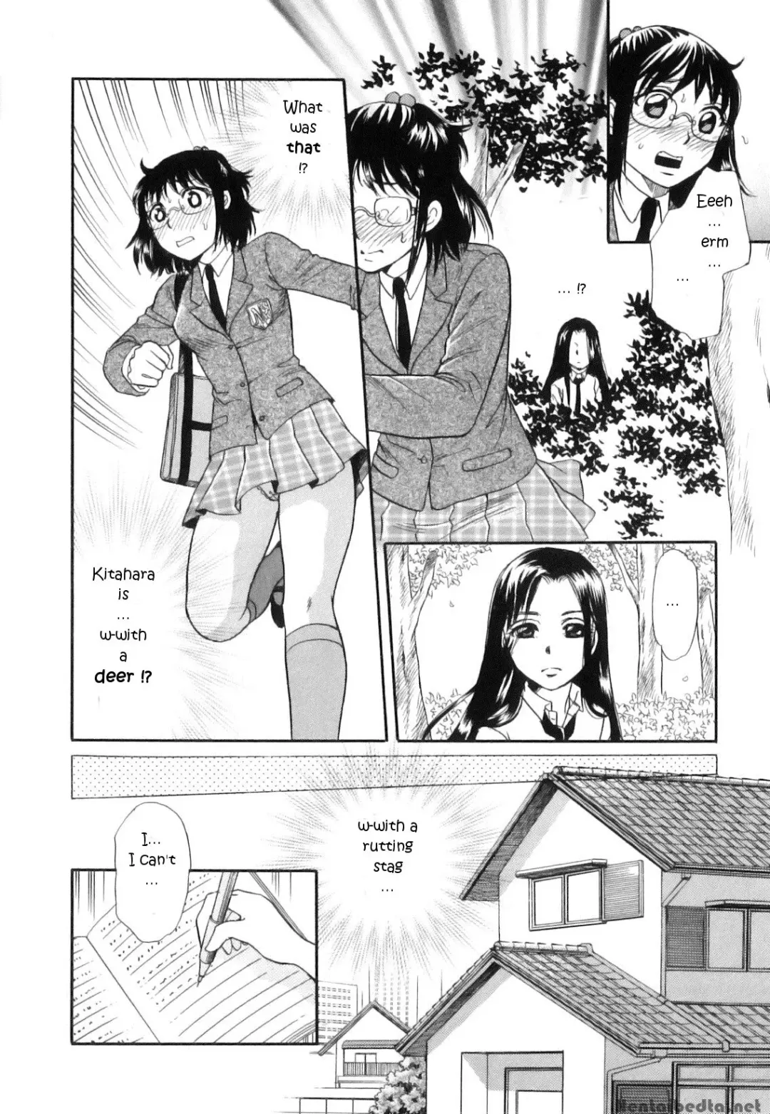 [Tsukimori Masato] Shoujo-tachi no Yukue ~Shishigami no Mori~ | Divine Deer Forest ~Girls' Whereabouts~ Fhentai.net - Page 6