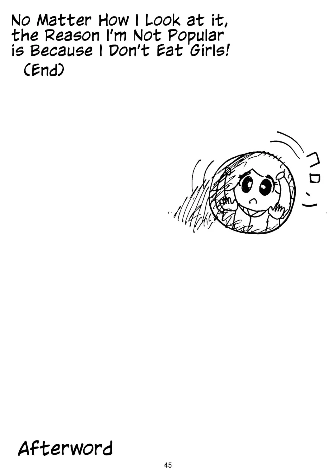 [Hidesys] Watashi ga Motenai no wa Dou Kangaete mo Onnanoko o Tabenai no ga Warui! | No Matter How I Look at it, the Reason I'm Not Popular is Because I Don't Eat Girls! Fhentai - Page 46