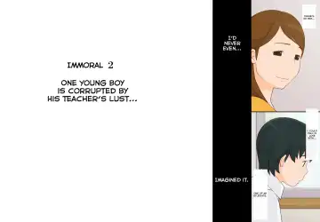 [Ponfaz] Immoral 2 - Hitori no Shounen to Futari no Onna Kyoushi Aiyoku to Haitoku no Katachi | One Young Boy Is Corrupted By His Teacher's Lust Fhentai - Page 3