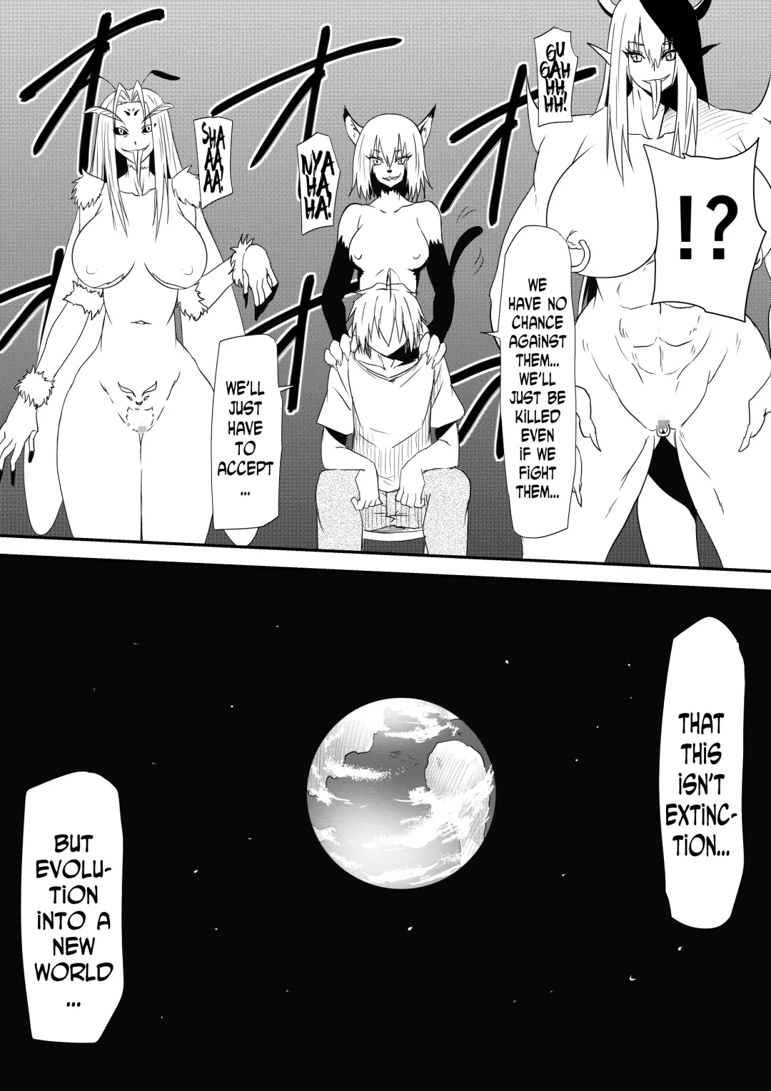 Jinrui Haiboku Monogatari ~Ryoujoku Soshite Kaijin-ka...~ Fhentai - Page 65