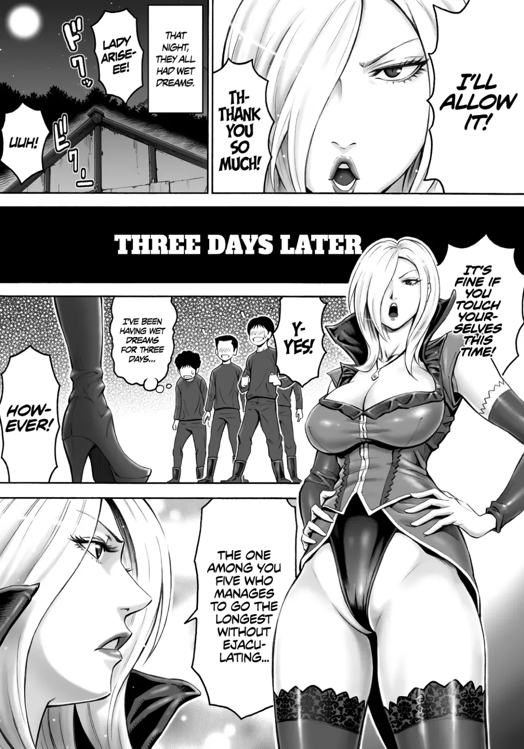 [Daigo] Aku no Onna Shuryou to Doutei Kouseiin | Evil Leader and the Virgin Members Fhentai - Page 13