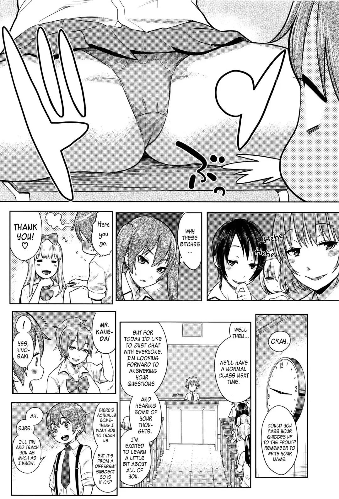 [Agata] Sannen Bitch-Gumi, Kodomo Sensei | Senior Year Sluts Get a New Kid Teacher Fhentai.net - Page 8