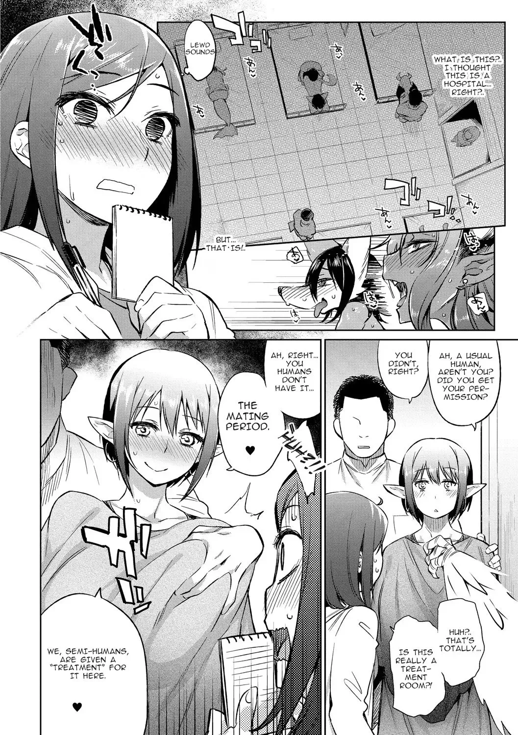 [Mizone] Ajin Iryou Sougou Center e Youkoso! | Welcome to the Semi-Human Medical Center! Fhentai - Page 4