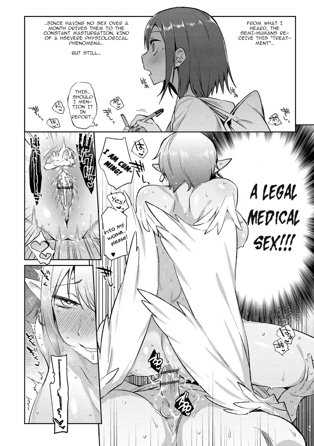 [Mizone] Ajin Iryou Sougou Center e Youkoso! | Welcome to the Semi-Human Medical Center! Fhentai - Page 6