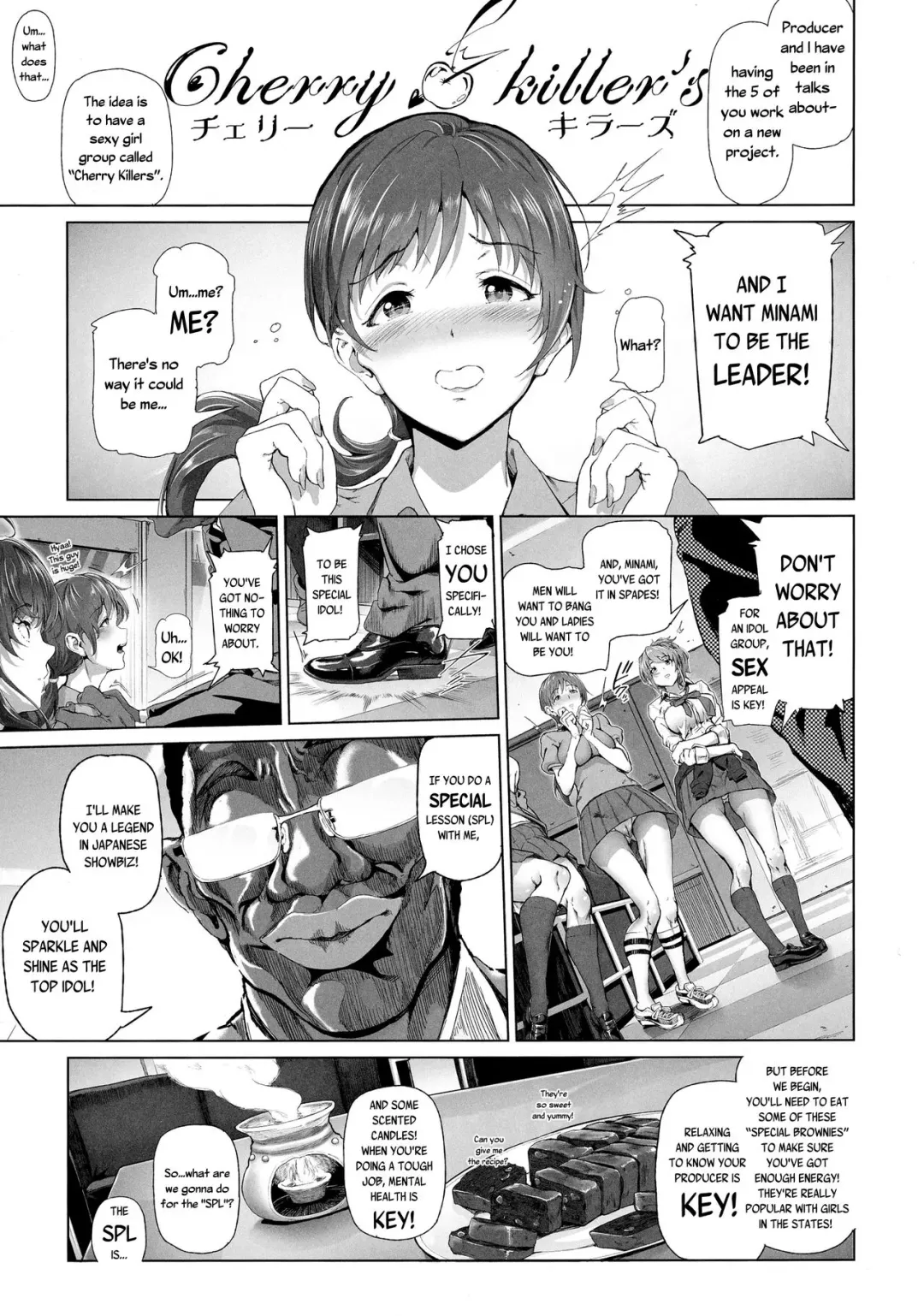 [Suzuhane Suzu] BLACK DICK PRODUCER ~Dosukebe Binwan Kokujin P no Dekamara Fuck Lesson~ Fhentai - Page 4