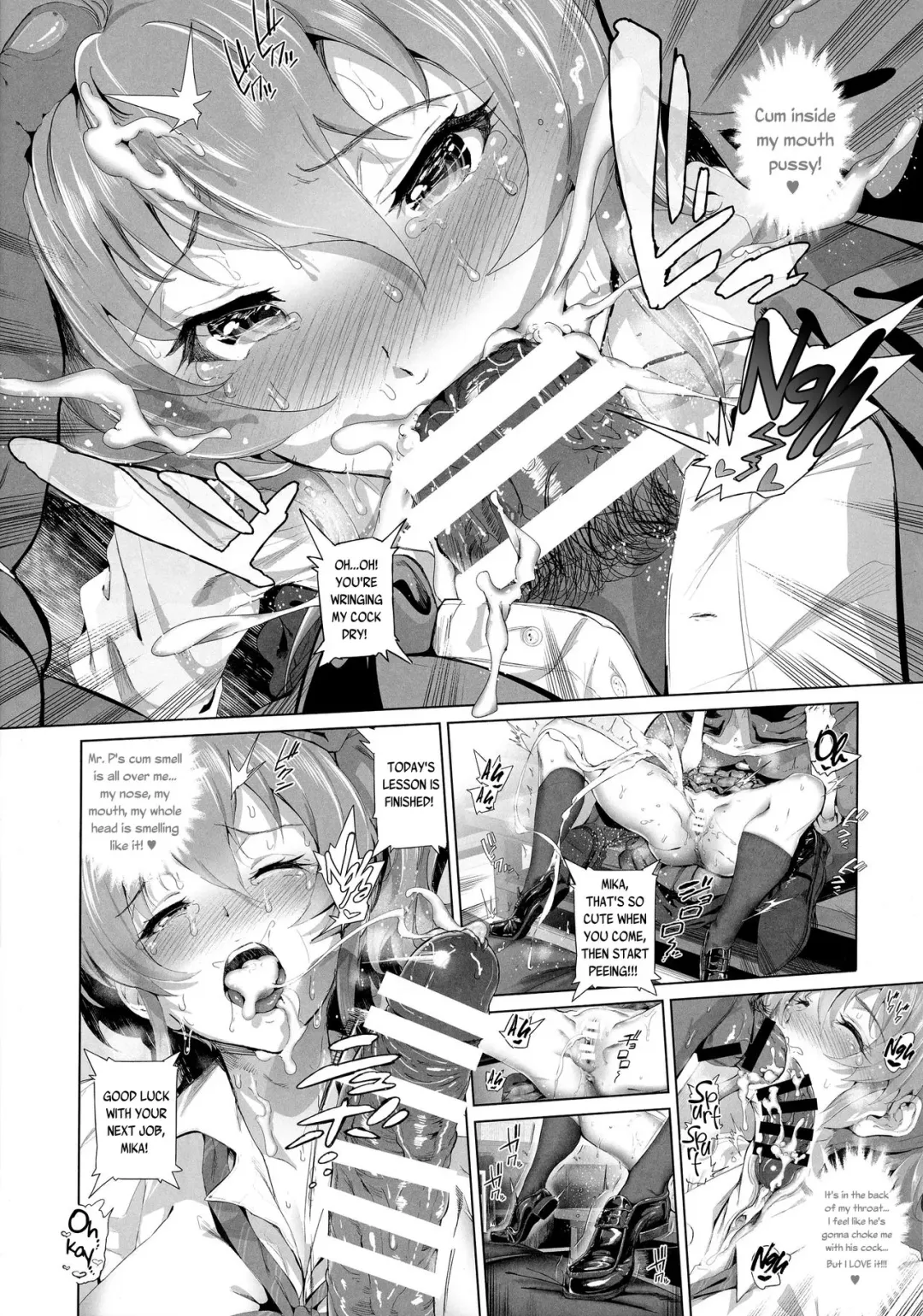[Suzuhane Suzu] BLACK DICK PRODUCER ~Dosukebe Binwan Kokujin P no Dekamara Fuck Lesson~ Fhentai - Page 9