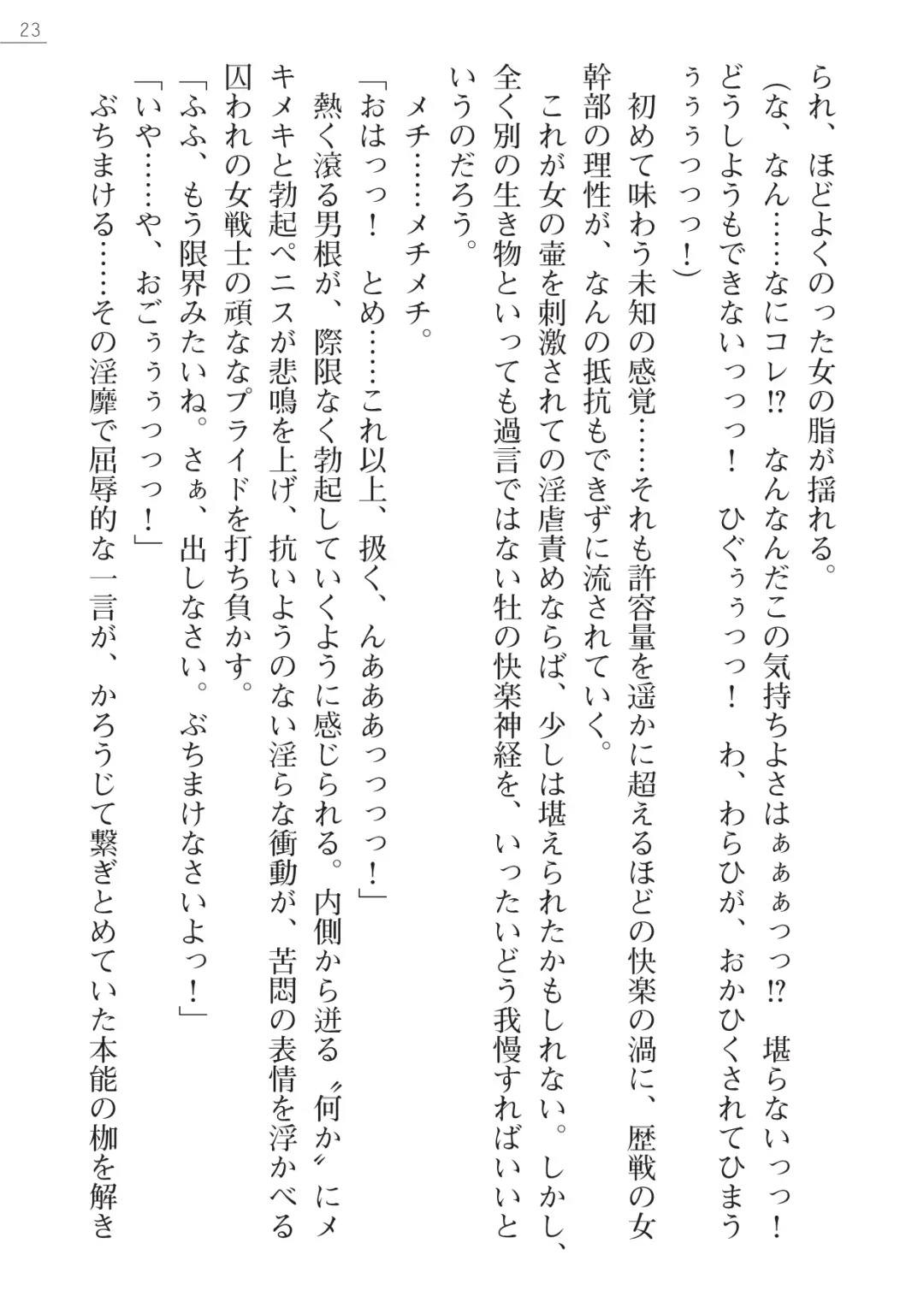 [Arai Yuu - Nakazawa Hinoto] Kurenai no Hakai Tenshi Scarlet Gaiden - Nikuetsu no Gokuhi Chiryou Fhentai - Page 23