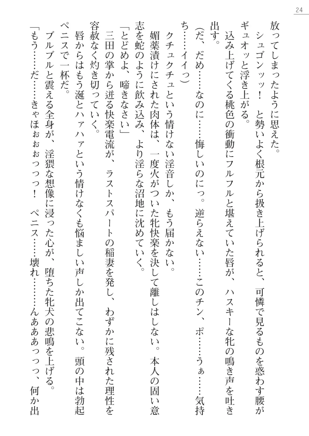 [Arai Yuu - Nakazawa Hinoto] Kurenai no Hakai Tenshi Scarlet Gaiden - Nikuetsu no Gokuhi Chiryou Fhentai - Page 24