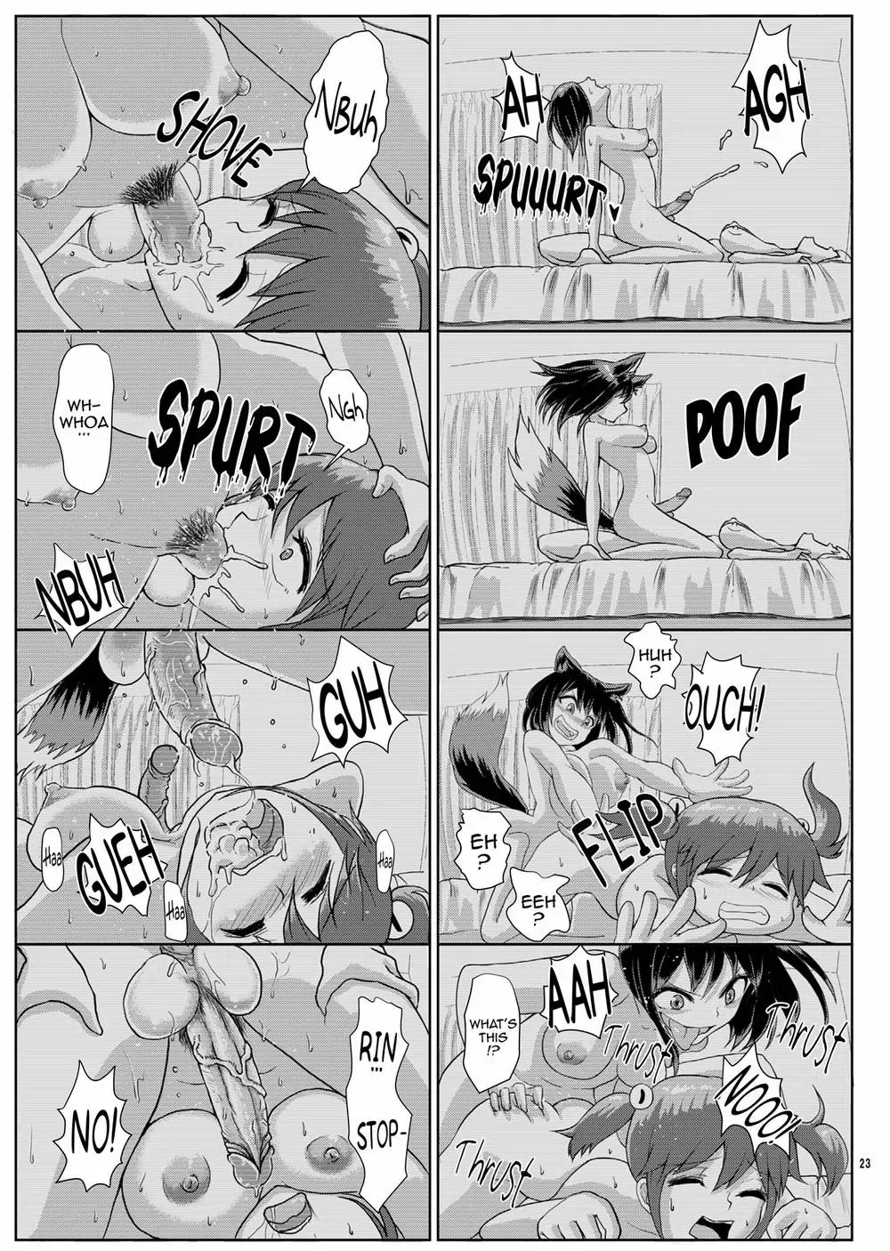 [Hakaba Yodomu] Issho ni Futanari Practice 2 | Joint Futanari Practice 2 (decensored) Fhentai - Page 22