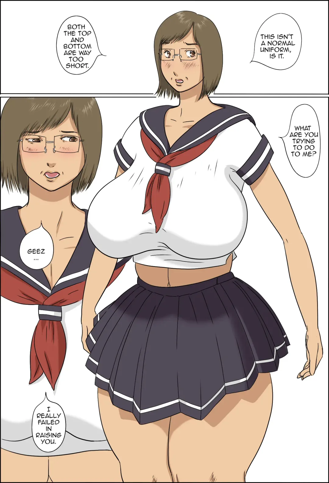 Haha to Musuko no Kazoku Seikatsu | Family Life of Mother and Son Fhentai - Page 39